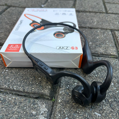 AUDÍFONOS DE CONDUCCIÓN ÓSEA CON BLUETOOTH Y ENTRADA MICRO SD 🎧🧏🏻